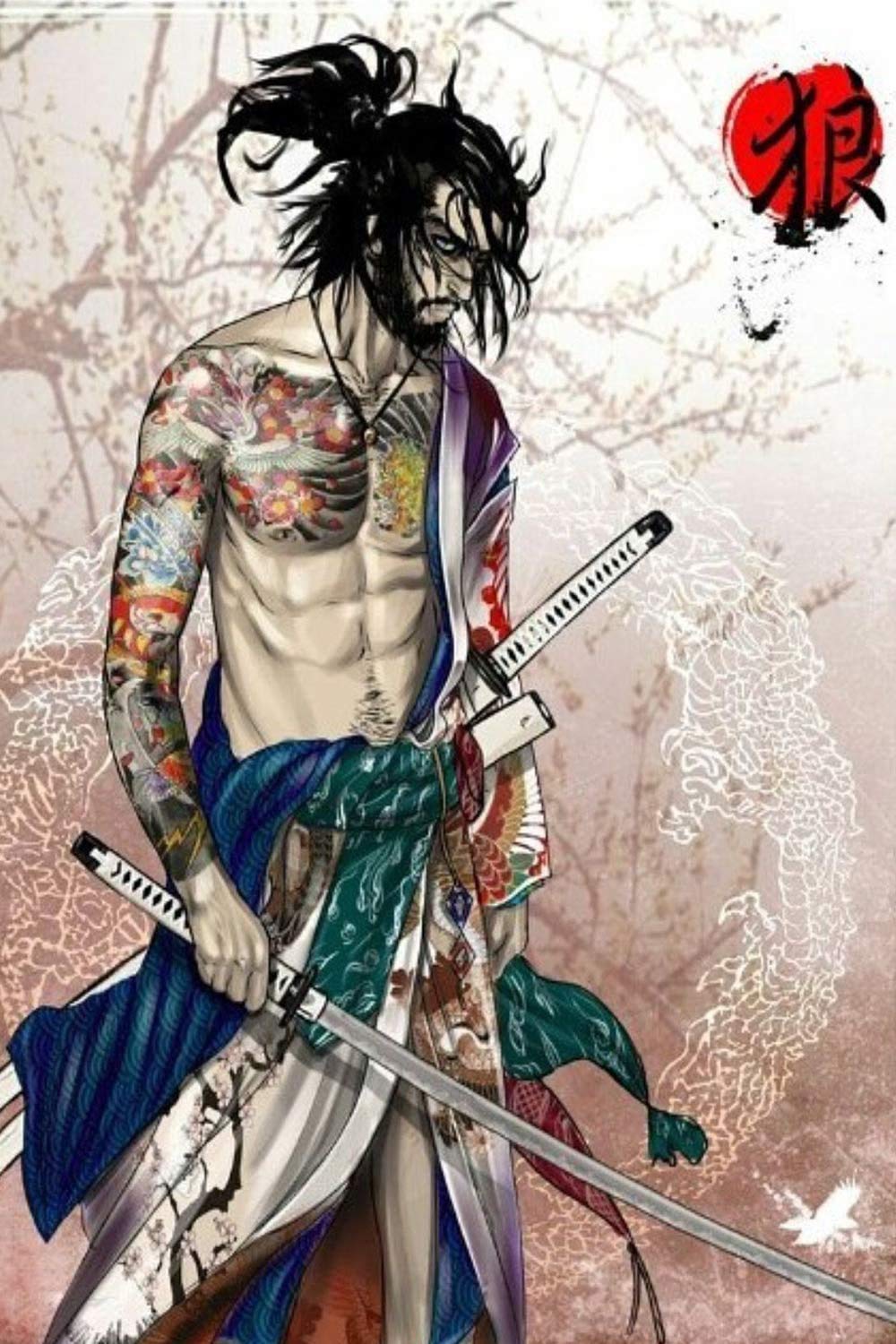 Better Selection DIY 5D Japanese Samurai Art - Full Diamond, 45x65cm
