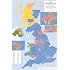 Westminster Parliamentary Constituencies - Colour Map - Matt Paper ...