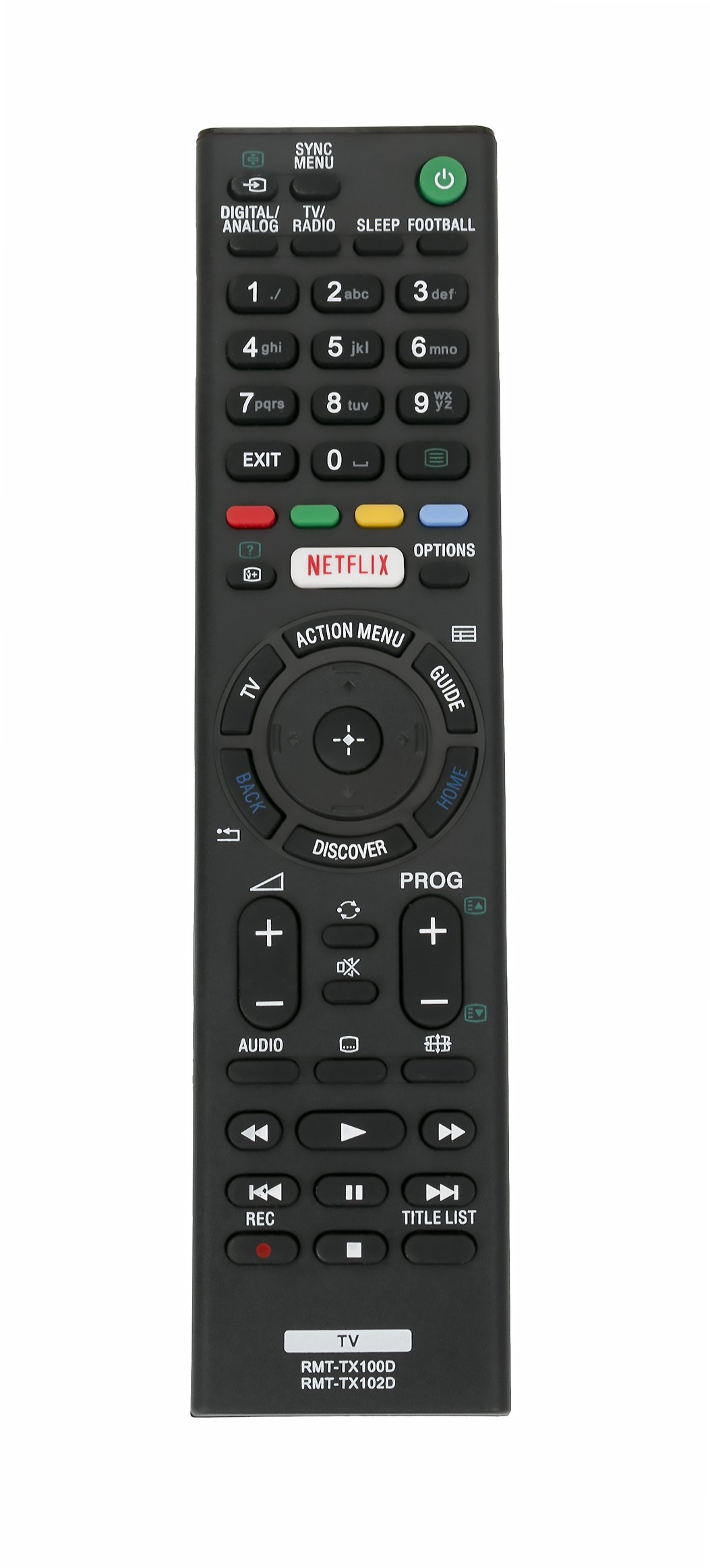 VINABTY RMT-TX100D RMT-TX102D Remote Control replacement fit for Sony TV KDL-32R500C KDL-32RD433 KDL-40R45XC KDL-40R55XC Replaces RMF-TX200E RMFTX200E