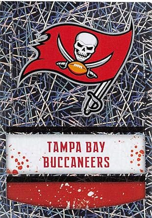 Amazon Com 2018 Panini Nfl Stickers Collection 370 Tampa Bay Buccaneers Logo Foil Official Football Sticker Collectibles Fine Art