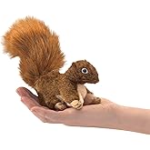 Folkmanis Mini Red Squirrel Finger Puppet Multi-colored, 1 EA