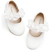 Felix & Flora Toddler Flower Girl Dress Shoes - Girl Ballet Flats Party School Shoes Wedding