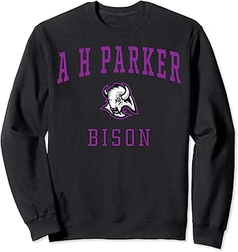 Amazon.com: A H Parker High School Bison Sweatshirt C1: Clothing