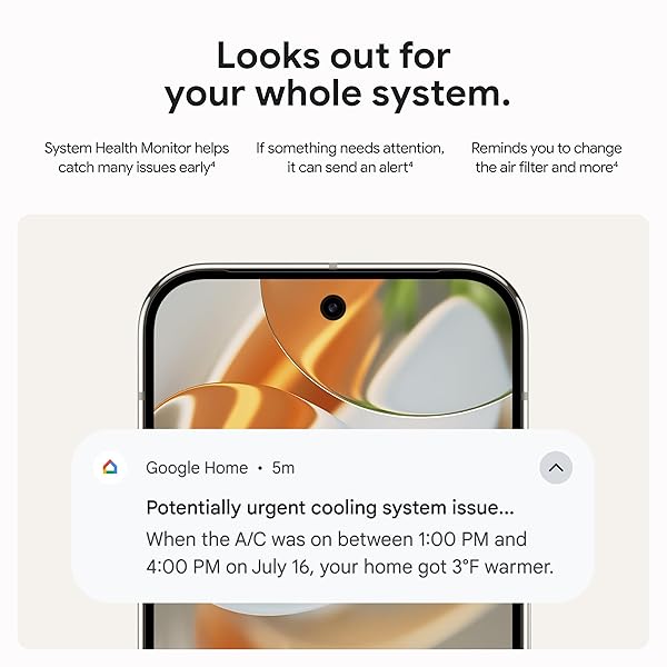 GOOGLE NEST LEARNING THERMOSTAT (4TH GEN, 2024) WITH NEST TEMPERATURE SENSOR – ENERGY SAVING SMART THERMOSTAT – WORKS WITH ALEXA, APPLE HOMEKIT AND GOOGLE HOME APP – POLISHED SILVER