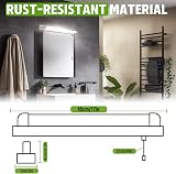 Luxvista LED Bathroom Mirror Light 7W IP44 Pull Cord 6000K Cool White view 6