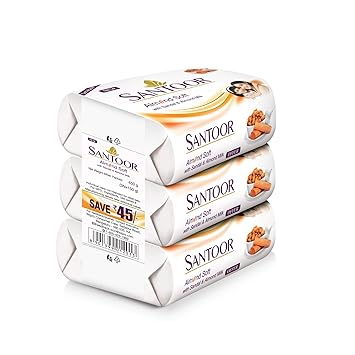 santoor almond soft soap