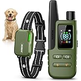 Dog Shock Collar - 4500FT Dog Training Collar with Remote for 10-120lbs Dog | IPX8 Waterproof Electric Dog Collar with 4 Training Modes, Security Lock, Rechargeable eCollar for Small Medium Large Dogs