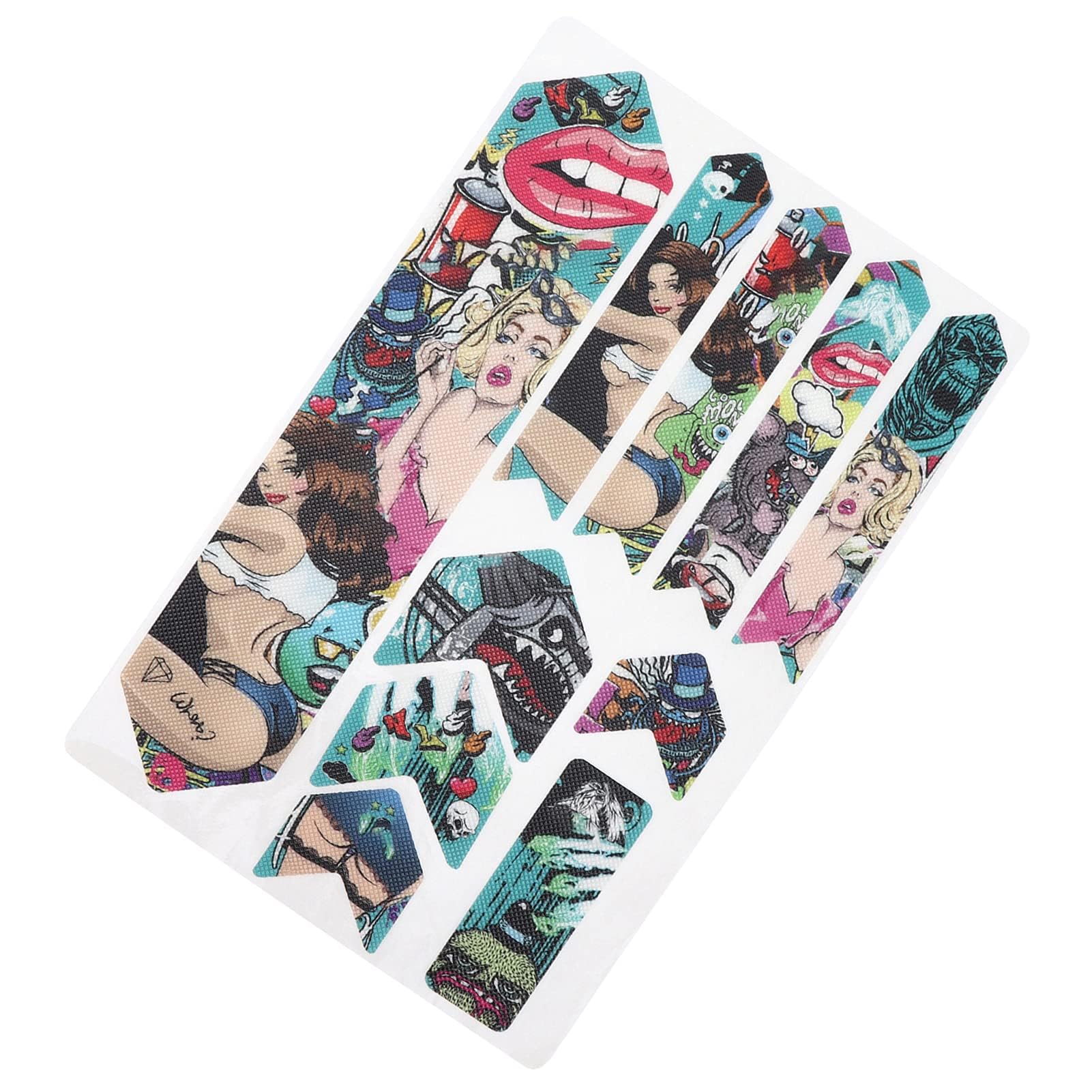 1 Set Bike Protector Sticker, Bike Frame Protection Sticker Mountain Bicycles Chain Protective RoadBikes Protective Stickers Bikes Paster for Mountain/Road Bikes, Off-Road Vehicles