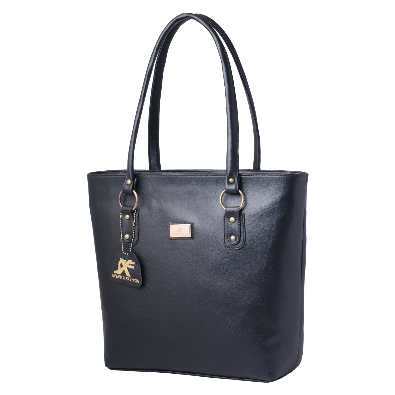 speed x fashion women's handbag and sling bag combo(snkr-rty,black)