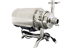 INTBUYING 110V Stainless Steel Food Grade Centrifugal Pump Sanitary Beverage Pump 3T 110V