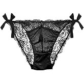 SilRiver Silk Women's String Bikini Panties Sexy Ties Briefs Underpants