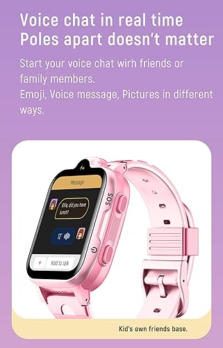 4G GPS Smart Watch for Kids with Calling Whatsapp Line Facebook