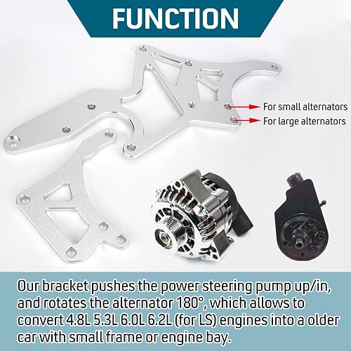 How to install alternator bracket and power steering pump on a 67 Camaro engine in an 81 vehicle How to install alternator bracket and power steering pump on a 67 Camaro engine in an 81 vehicle