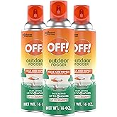 OFF! Outdoor Insect & Mosquito Repellent Fogger, Backyard Pretreat, Kills & Repels Insects in an up to 900 sq, ft, Area, 16 oz (Pack of 3)