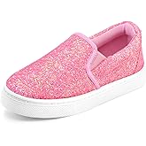 K KomForme Toddler Sneakers for Girls Boys Slip On Canvas Walking Shoes
