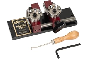 Weaver Leather Supply Master Tool Leather Edger, Manual Compact Edge Beveler, Fits 1/2" to 3" Strap Width, Leathercraft Tool 