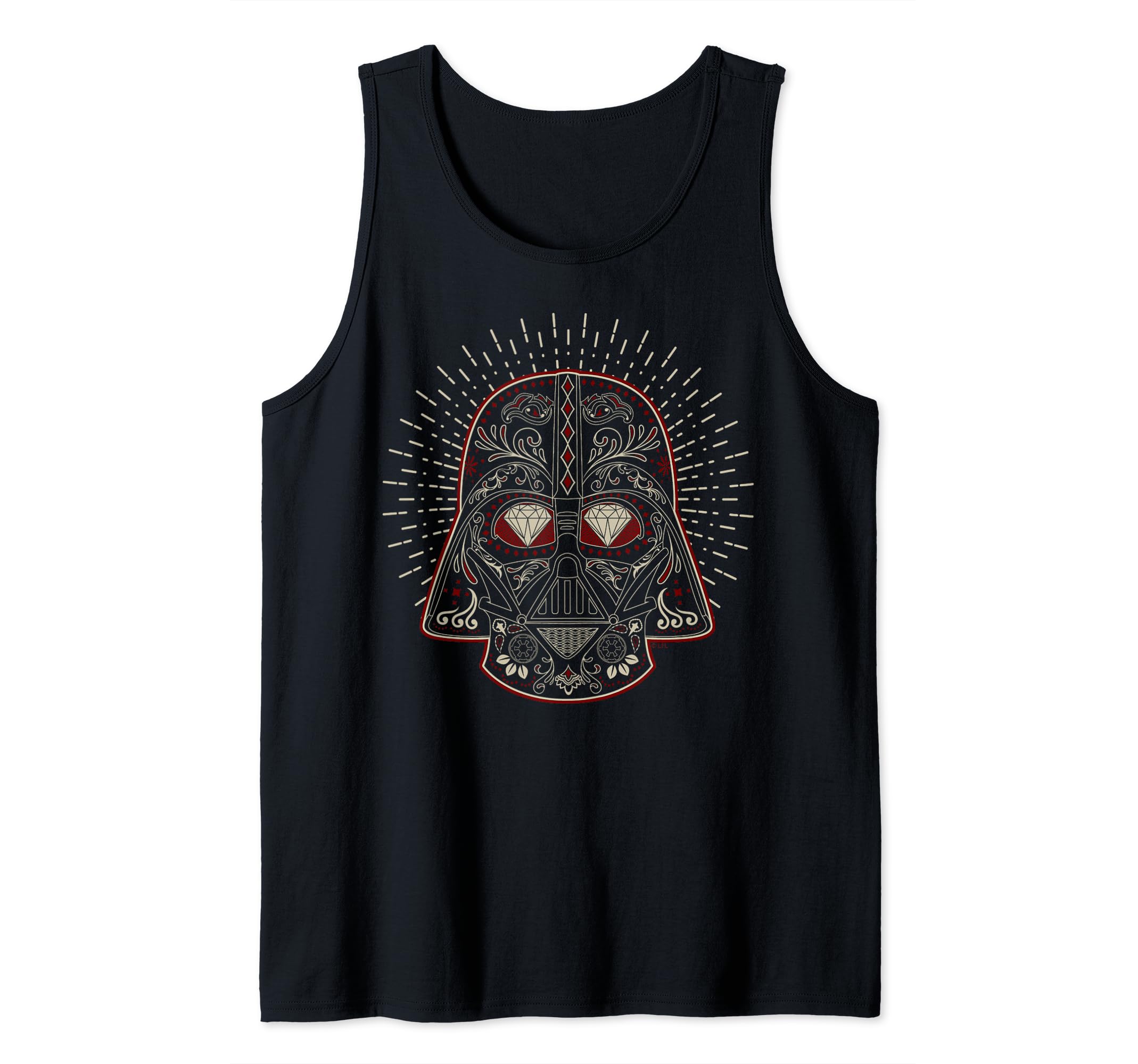 Star Wars Darth Vader Sugar Skull Tank Top