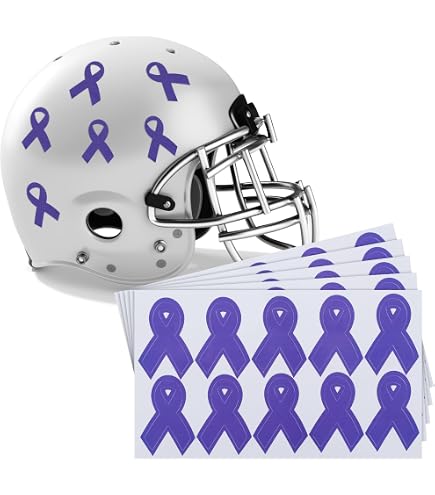 cancer month football helmets Jenaai 100 Pcs Green Ribbon Lymphoma Liver Awareness Stickers 1000-1499$ Double hook up at there may be small Variant:TSAWESS-1202XXH