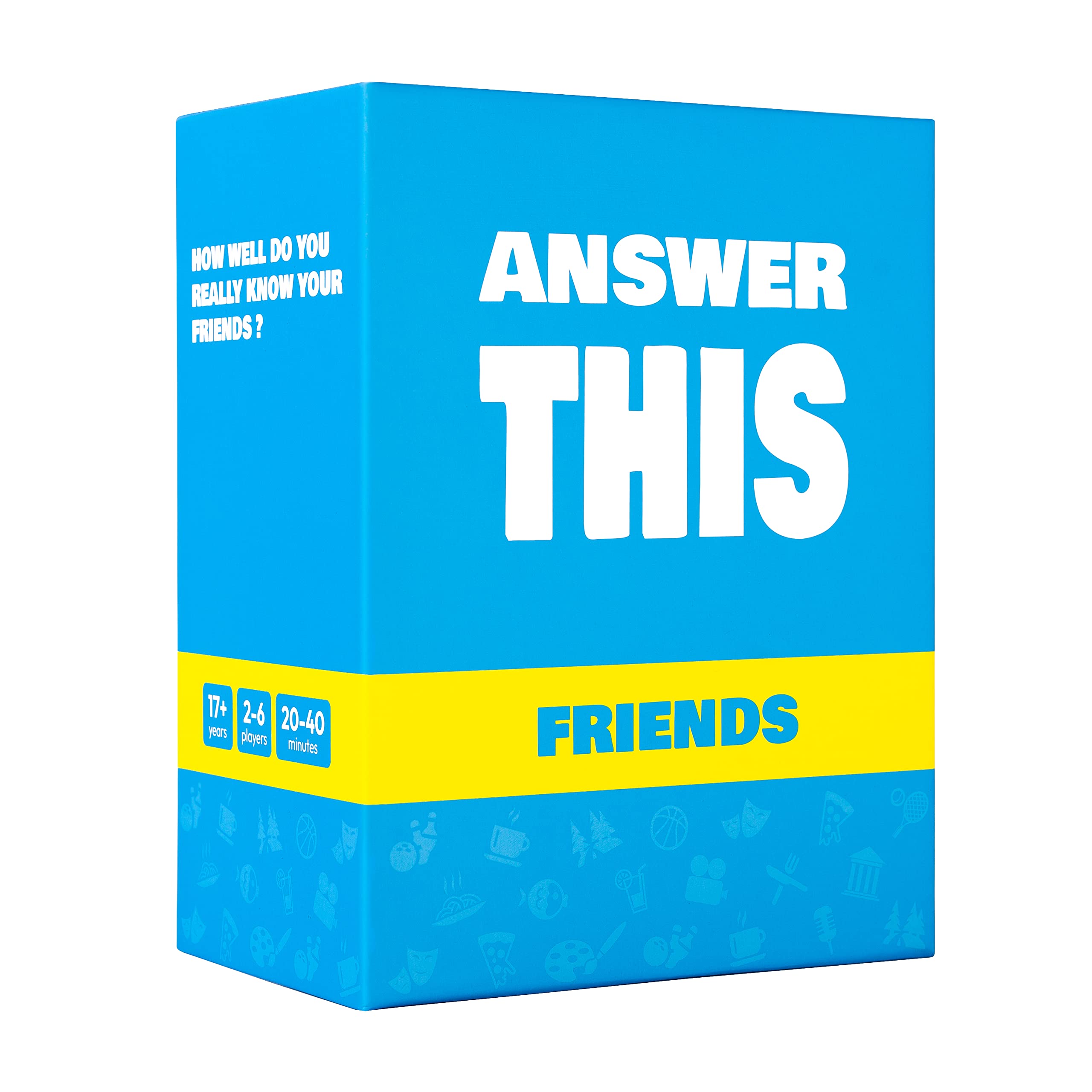 Photo 1 of Answer This - Friends - How Well Do You Know Your Family & Friends? - Fun Party Card Game for Teens & Adults - Great Conversation Starter
