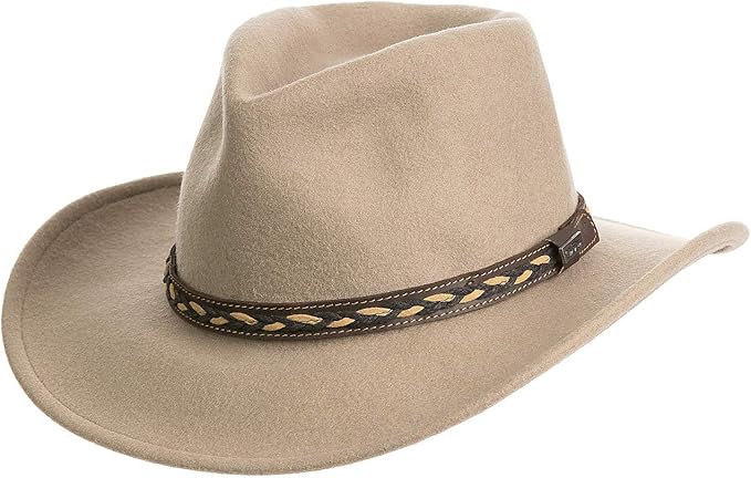 crushable wool outback hat