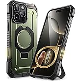 SUPCASE for iPhone 16 Pro Max Case with Camera Control Capture Button (Unicorn Beetle Grip), [Built-in Stand] [Compatible with MagSafe] Heavy Duty Magnetic Phone Case for iPhone 16 Pro Max, Guldan