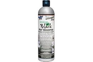 GROOMER'S EDGE Groomers Edge Emerald Black Dog and Cat Shampoo, 16-Ounce