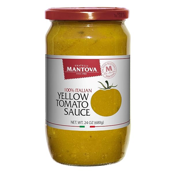 MANTOVA YELLOW TOMATO SAUCE, 24 OZ. (PACK OF...