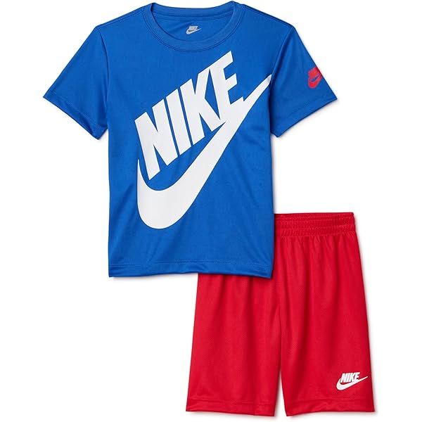 Amazon.com: Nike Little Boys Dri-FIT Graphic Tee & Shorts 2