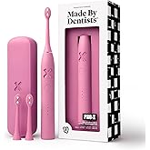 Made by Dentists PRO‑X Sonic Electric Toothbrush for Adults– Dentist‑Designed Rechargeable Toothbrush,9× More Plaque Removal, 70 Day Battery Life, USB‑C Fast Charge, 3 Modes, Travel Case & Extra Heads