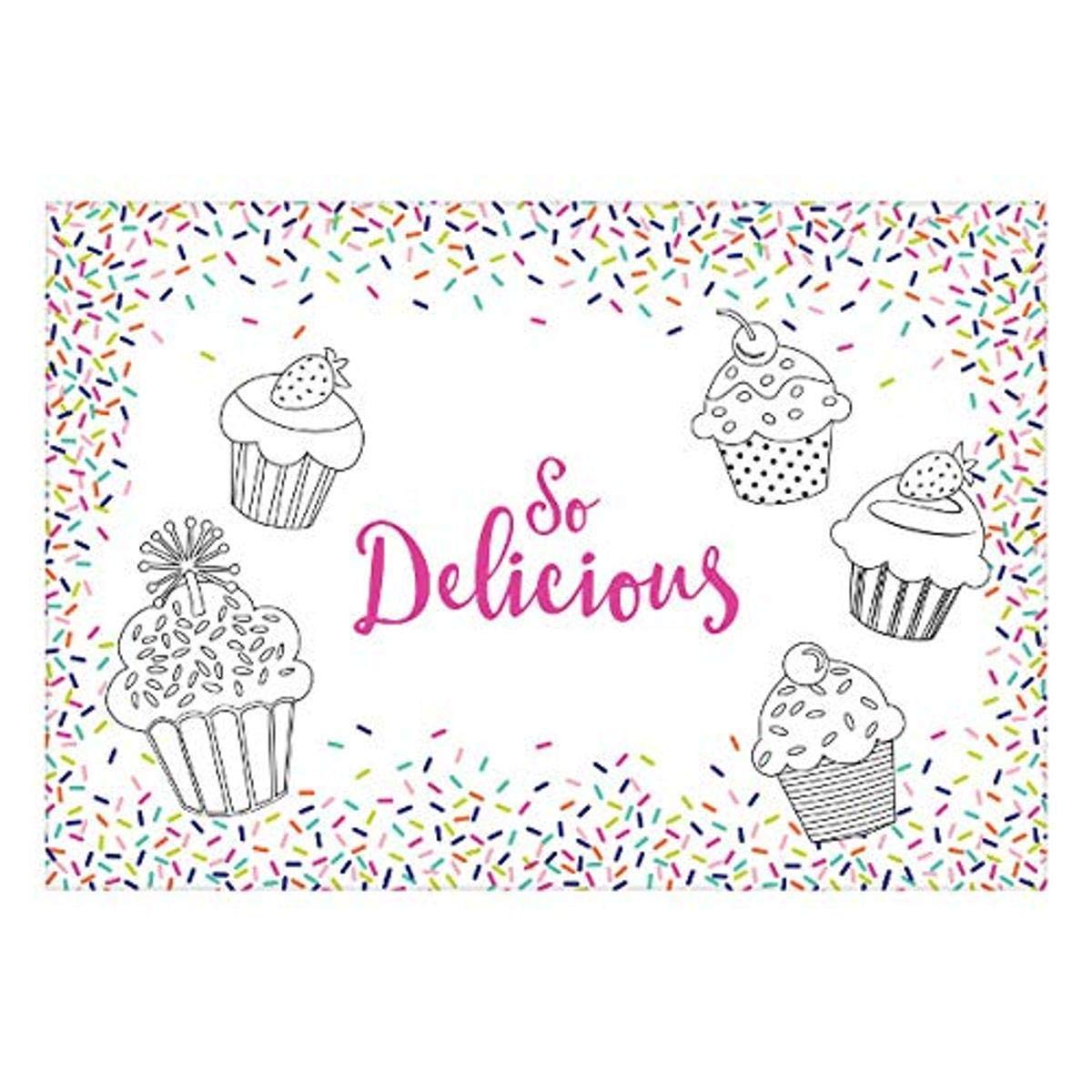 amscan 671982 Delicious Paper Placemats-24 pcs