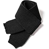 Piewag Kids Knit Scarf Toddler Winter Warm Scarves Neck Warmer Fashion Solid Color Scarf for Boys Girls