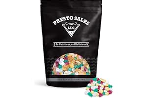 Fruit Cubes/Tutti Frutti Tricolor, Yumminess candy, Candied Fruit, Delicious Glaze, Snack, Garnishes, Topping, Packed in a resealable bag of 3 lbs. (48 oz.) by Presto Sales LLC