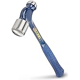 Estwing E3-32BP Ballpeen Hammer, Nylon Vinyl Shock Reduction Grip, 32-Ounce
