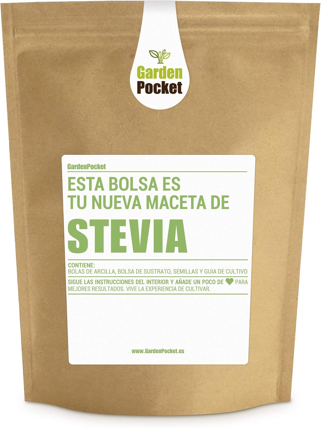 Garden Pocket - Kit de Cultivo de STEVIA - Bolsa Maceta: Amazon.es ...