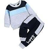 FOCICI Baby Boy Clothes Infant Fall Long Sleeve Outfits Winter Clothing Sweatshirt Pants 2pcs Set