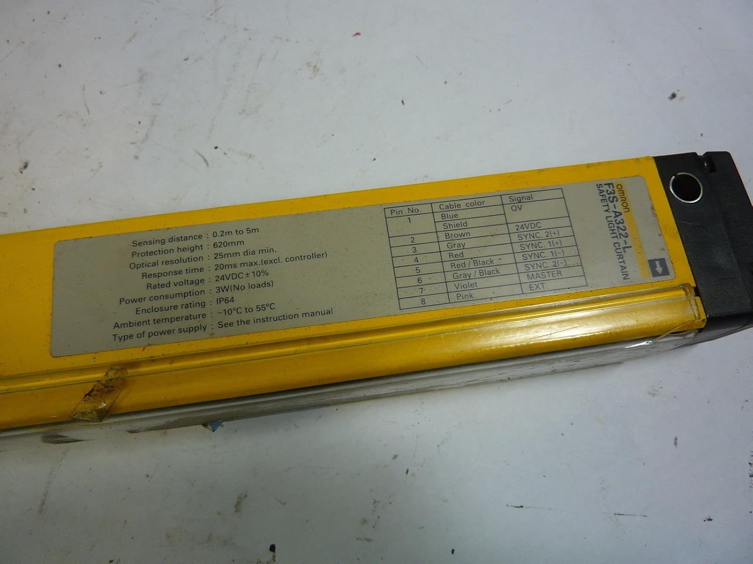 Omron F3s A322 L Safety Light Curtain Amazon Com Industrial