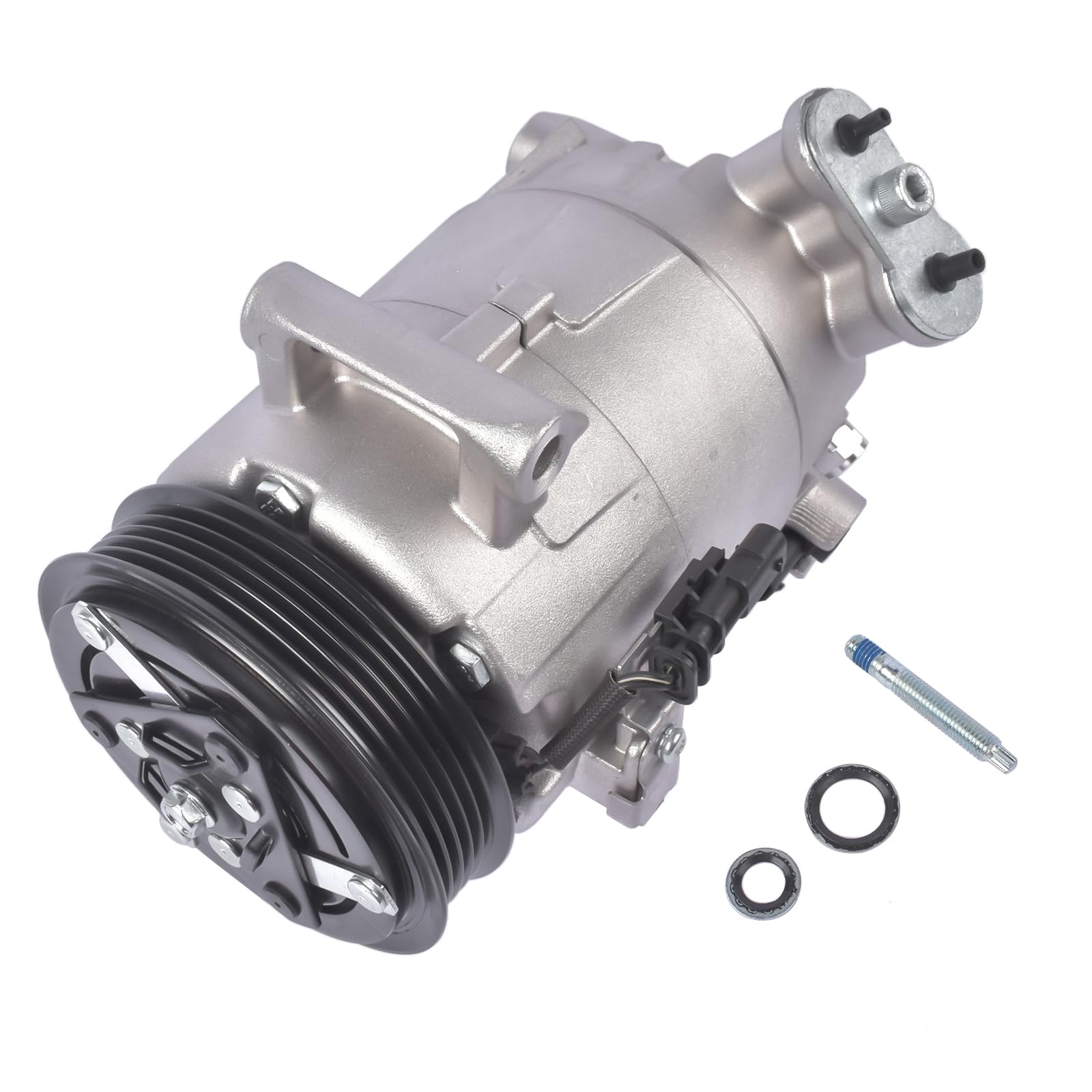 Photo 1 of TEKKOAUTO A/C Compressor with Clutch Replacement for Chevy Equinox 2015-2021, Colorado 18-21, GMC Canyon 15-21, Terrain 2018-2021 1.5L 2.5L 2015-2021 23106025 84666664