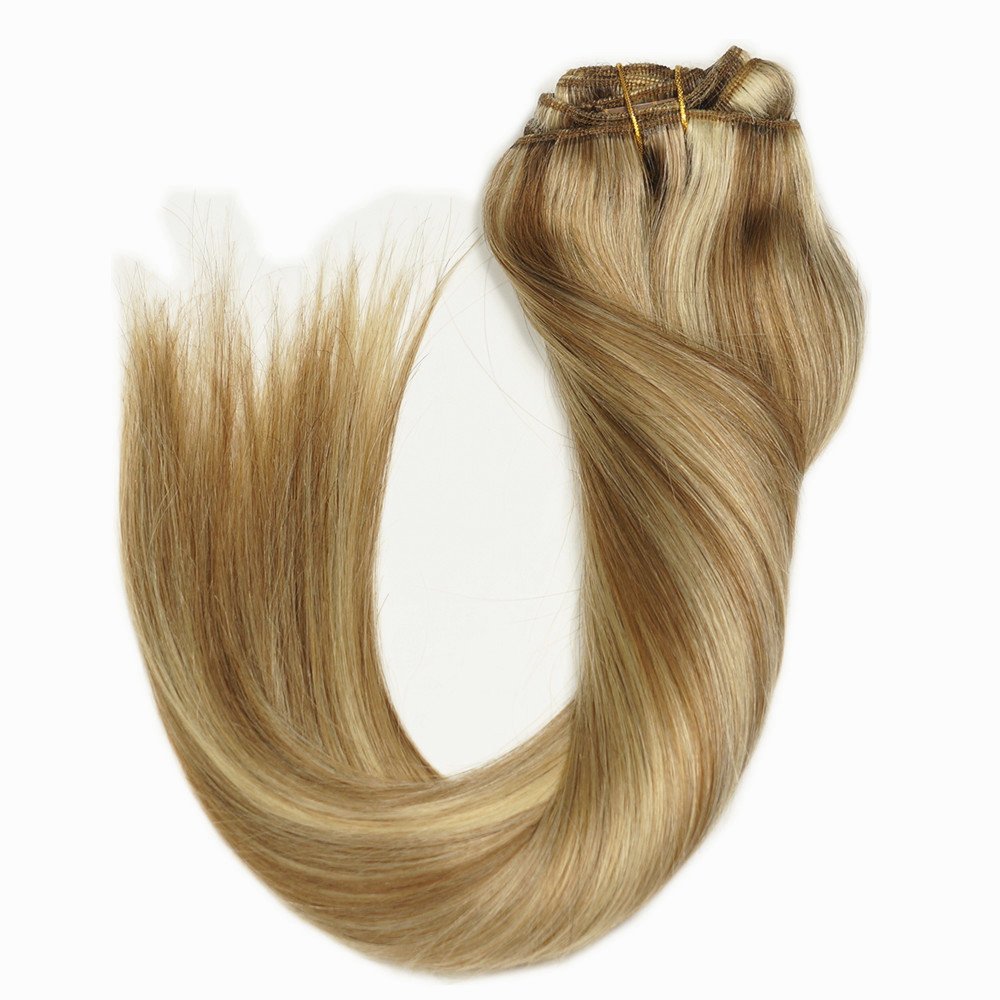 Amazon Com Stella Reina Piano Ash Blonde Highlights Clip In Hair