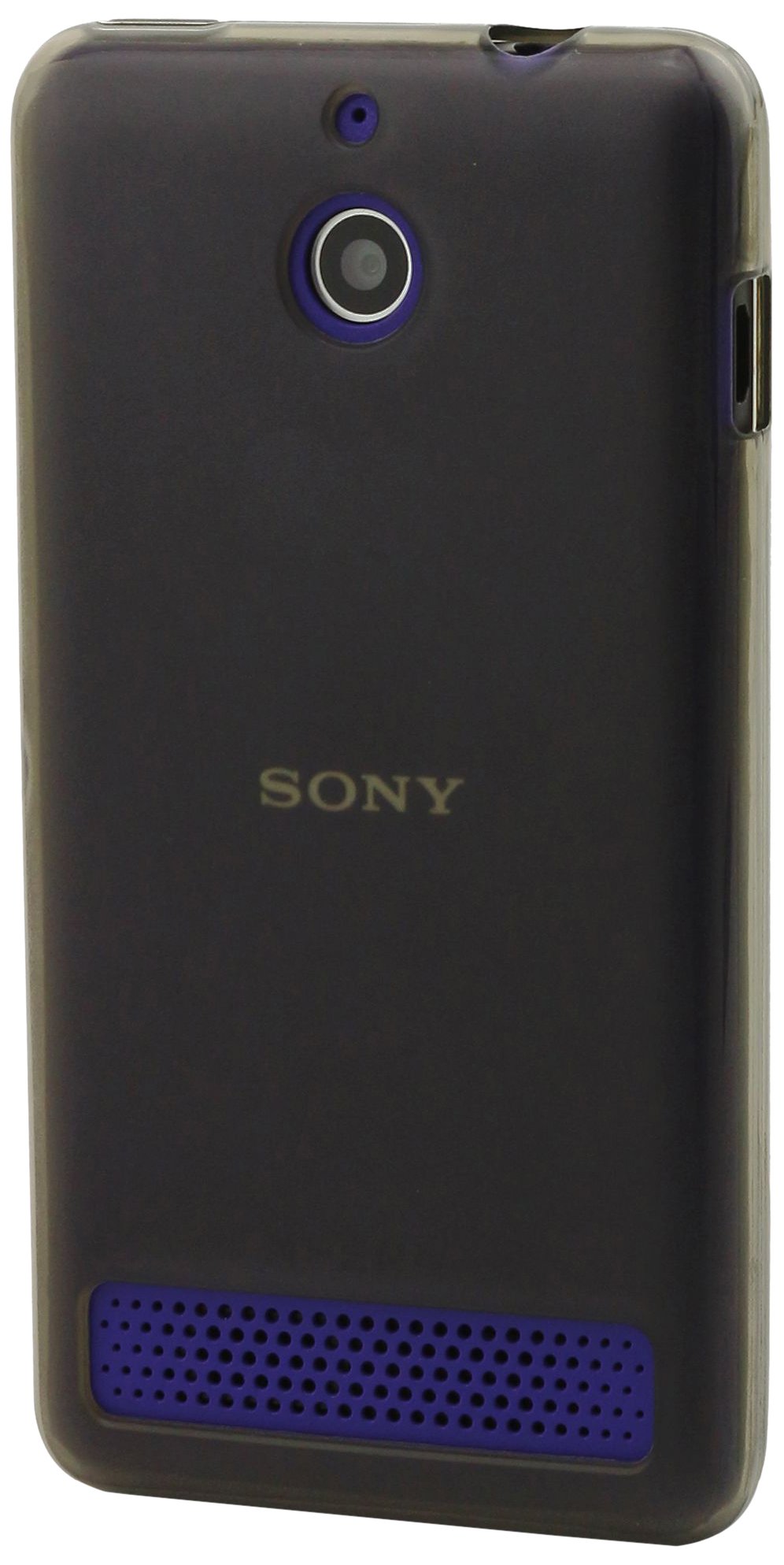 Muvit SESKI0032 Mini Gel Case for Sony Xperia E1 Dark Smoke Colour