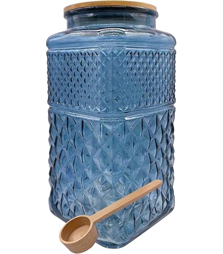 Amazon.com: XYQXYQ 5-piece universal glass storage jar with