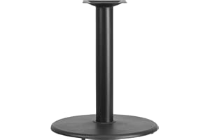Flash Furniture 24'' Round Restaurant Table Base with 4'' Dia. Table Height Column