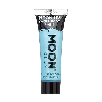 Moon Glow Pastell Neon Uv Korperfarben Bodypaint 12ml Blau Amazon De Beauty