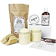 Better Shea Butter Cocoa Body Butter Making Kit - Includes Unrefined Cocoa Butter, Jojoba Oil, Coconut Oil, 2 Jars and Recipes Card with Link to Video Tutorial - Natural Whipped Body Lotion Making Kit