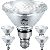 Jaenmsa 120V 90W Halogen Light Par38 Bulbs for Indoor and Outdoor (4 Pack-72W)