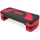 BalanceFrom 31-inch Aerobic Step Platform Trainer with 3 Adjustable Risers