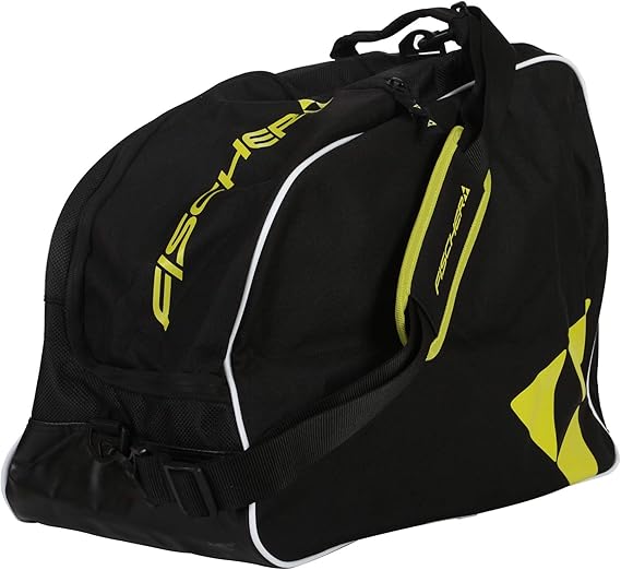 fischer Alpine ECO ski boot and helmet bag, black/white, 56 cm x 37 cm