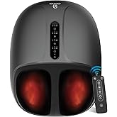 COMFIER Shiatsu Foot Massager with Heat,Compression, Kneading & Rolling, Electric Feet Massager for Plantar Fasciitis Neuropathy Warmer,Size Up to 15"