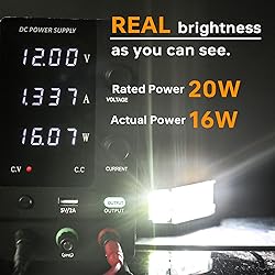 HOZILIFE 3 Inch LED Pods, 2PCS 40W 12V Flood Spot