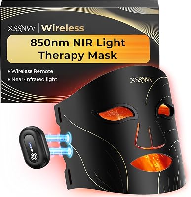 Maschera LED Viso con Luce Rossa e Infrarossi 850nm NVV10