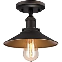 Westinghouse Lighting Iron Hill One Light Indoor Wall Fixture - Oil Rubbed Bronze Finish, Vintage Industrial Style - View #9